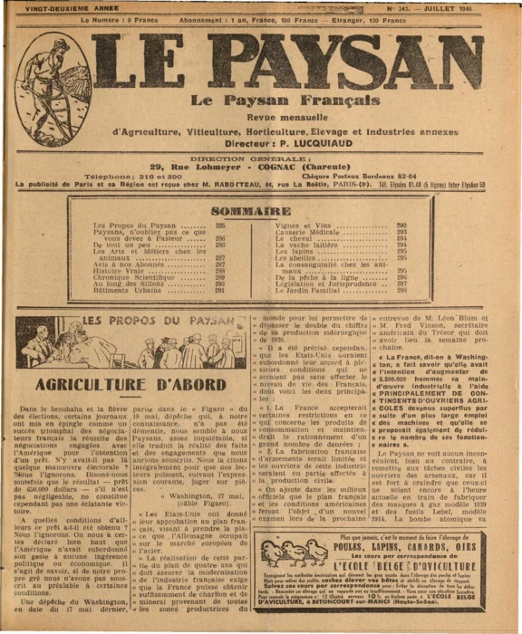 N°07 - Juillet 1946