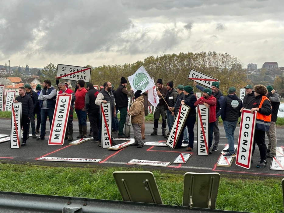 Mobilisations agricoles : les Jeunes Agriculteurs de Nouvelle-Aquitaine maintiennent la pression