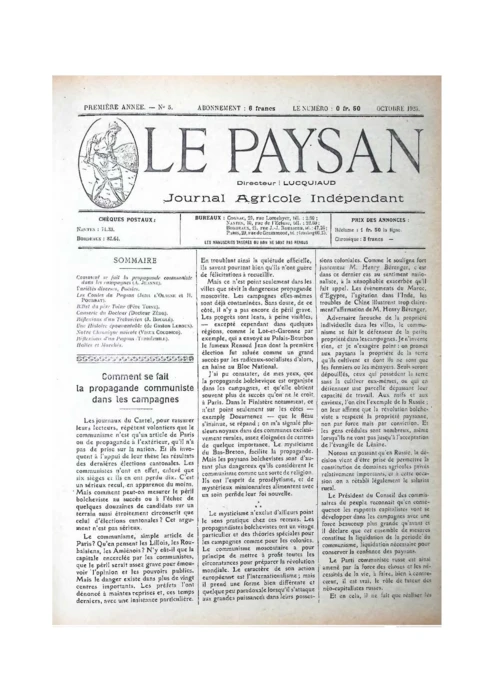 N°10 - Octobre 1925