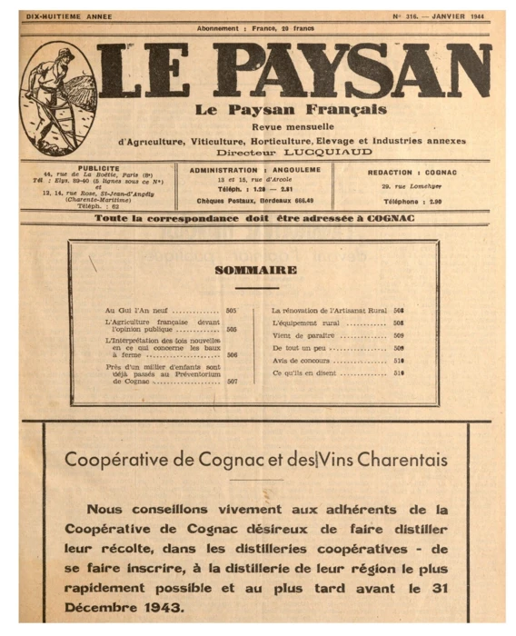 N°01 - Janvier 1944