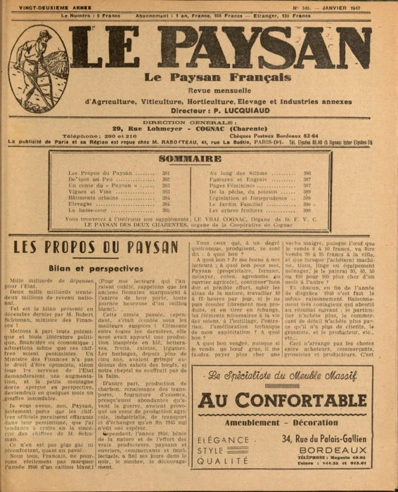 N°01 - Janvier 1947
