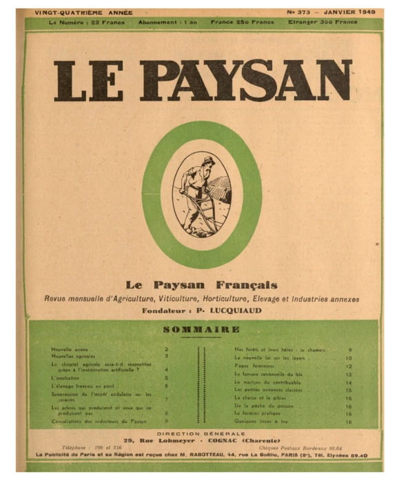 N°01 - Janvier 1949