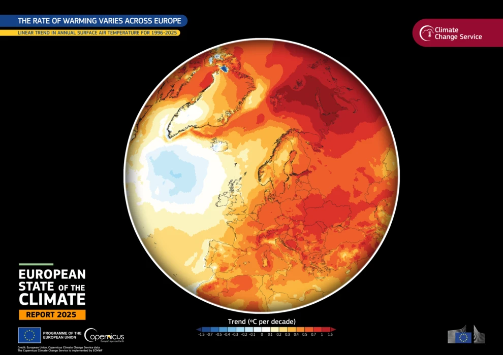 L’Europe, continent qui se réchauffe le plus vite au monde, face à l’urgence climatique